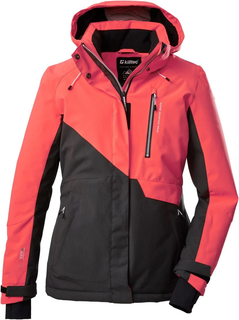 Killtec KSW 144 Ski Jacket Women's Killtec KSW 144 Ski Jacket Women's -Skikleding Winkel killtec ksw 144 ski jacket womens anthracite melange 0