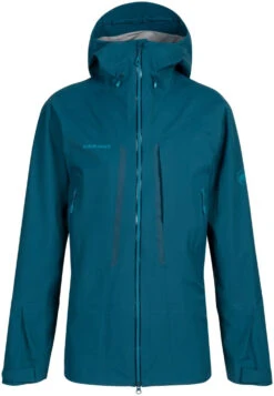 Mammut Masao Hardshell Hooded Jacket Men -Skikleding Winkel mammut masao hs hooded jacket wing teal s wing teal 0