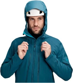Mammut Masao Hardshell Hooded Jacket Men -Skikleding Winkel mammut masao hs hooded jacket wing teal s wing teal 3