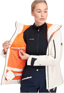 Mammut Nordwand HS Thermo Hooded Jacket Women -Skikleding Winkel mammut nordwand hs thermo hooded jacket women bright white xs bright white 4