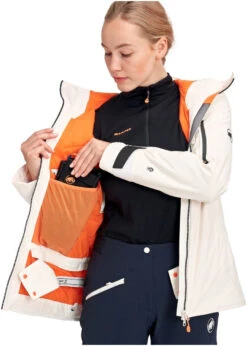 Mammut Nordwand HS Thermo Hooded Jacket Women -Skikleding Winkel mammut nordwand hs thermo hooded jacket women bright white xs bright white 5