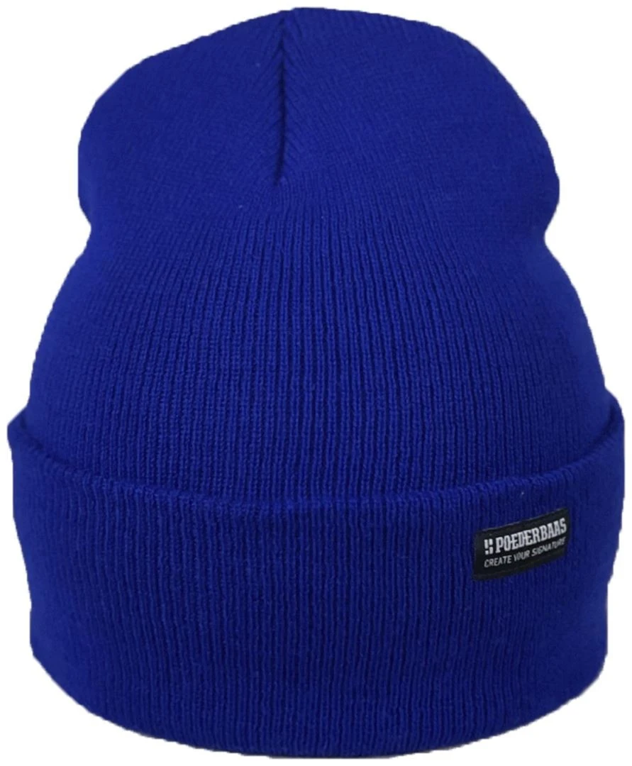 Poederbaas Midnight Blue Beanie Poederbaas Midnight Blue Beanie -Skikleding Winkel poederbaas midnight blue beanie blue 0 1