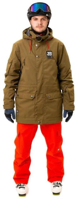 Rehall Goose-R Snowjacket Parka Men -Skikleding Winkel rehall goose r snowjacket parka men military 2